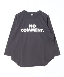 SUB POP | 3/4 BASEBALL TEE "NO COMMENT."/3/4 ベースボール T "ノーコメント."(Tシャツ/カットソー)