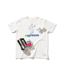 PUEBCO（プエブコ）の「SOUVENIR TEE: ITALY / Espresso（Tシャツ/カットソー）」