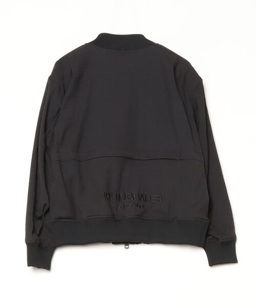 1 piu 1 uguale 3(ウノピゥウノウグァーレトレ)の「GRANVIA MA-1 BLOUSON(MA-1・メンズ・ホワイト/ブラック・Ⅴ/Ⅲ/Ⅵ/Ⅳ)」の9枚目の写真