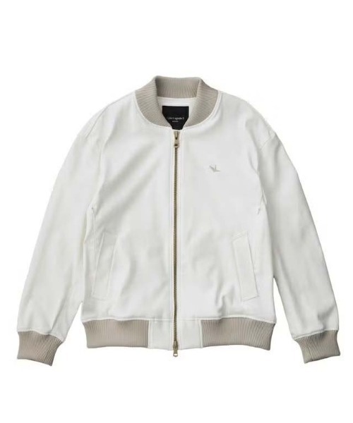 1 piu 1 uguale 3(ウノピゥウノウグァーレトレ)の「GRANVIA MA-1 BLOUSON(MA-1・メンズ・ホワイト/ブラック・Ⅴ/Ⅲ/Ⅵ/Ⅳ)」の8枚目の写真