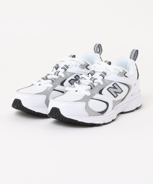 NEW BALANCE(ニューバランス)の「new balance ニューバランス ML408【軽量】レディーススニーカー ML408A ホワイト(スニーカー・レディース・ホワイト系その他・23.0cm/23.5cm/24.0cm/24.5cm/25.0cm/22.5cm)」の1枚目の写真