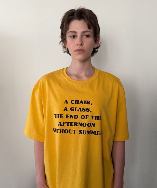 WITHOUT SUMMER(ウィズアウトサマ)の「グラスTシャツ_マスタード(Tシャツ/カットソー・レディース・その他・FREE)」の1枚目の写真