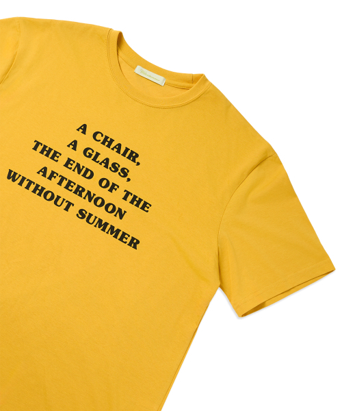 WITHOUT SUMMER(ウィズアウトサマ)の「グラスTシャツ_マスタード(Tシャツ/カットソー・レディース・その他・FREE)」の3枚目の写真