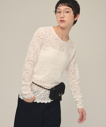 eL | 【eL】Lace Mesh Pullover/1068002(シャツ/ブラウス)