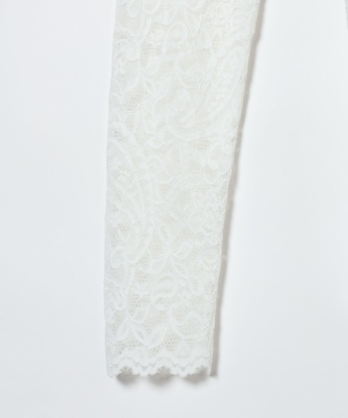 eL(エル)の「【eL】Lace Mesh Pullover/1068002(シャツ/ブラウス・レディース・オフホワイト/ブラック・FREE)」の7枚目の写真