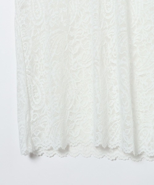 eL(エル)の「【eL】Lace Mesh Pullover/1068002(シャツ/ブラウス・レディース・オフホワイト/ブラック・FREE)」の8枚目の写真