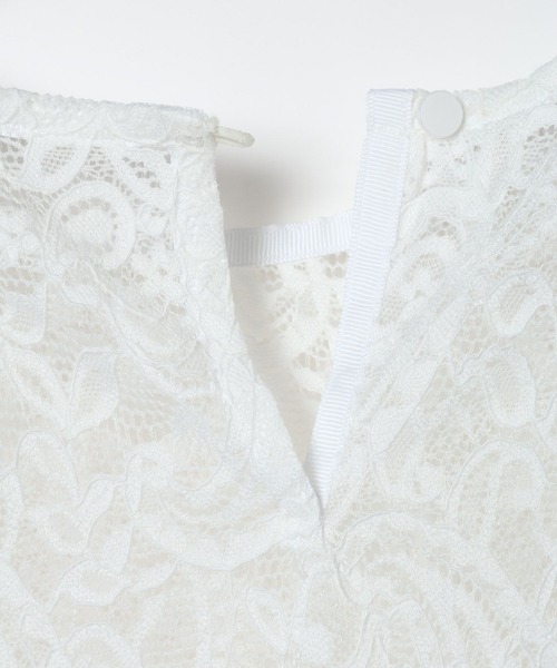 eL(エル)の「【eL】Lace Mesh Pullover/1068002(シャツ/ブラウス・レディース・オフホワイト/ブラック・FREE)」の10枚目の写真