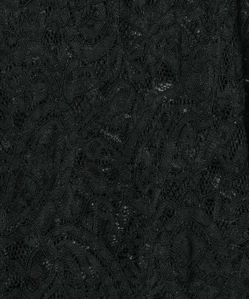 eL(エル)の「【eL】Lace Mesh Pullover/1068002(シャツ/ブラウス・レディース・オフホワイト/ブラック・FREE)」の4枚目の写真