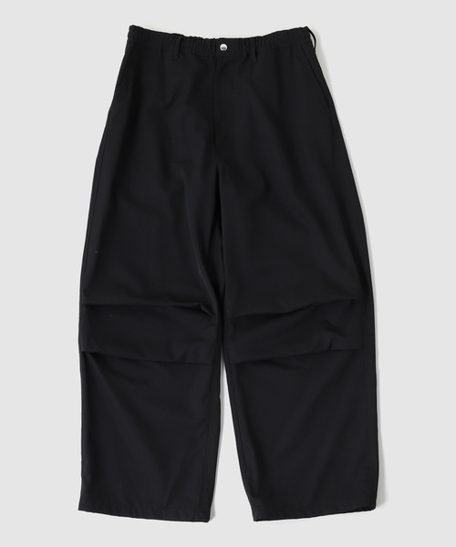 WISM（ウィズム）の「WISM ORIGINAL PRODUCT GABARDINE TUCK MIL PANT（その他パンツ・メンズ・ブラック・MEDIUM/LARGE）」の7枚目の写真