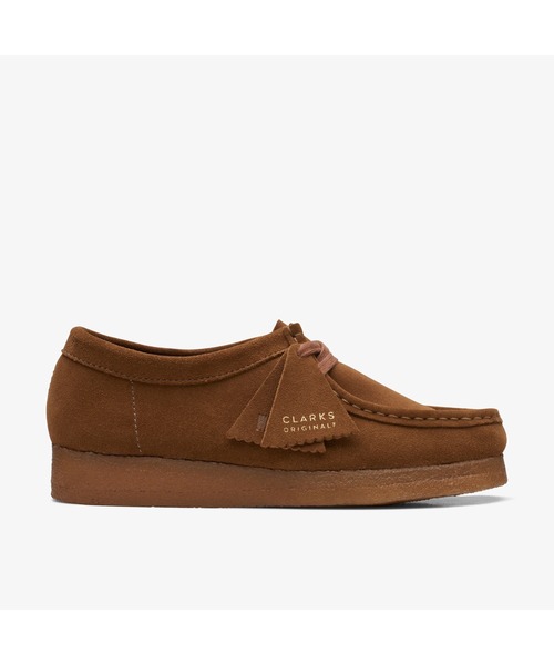 美品　クラークス オリジナルズ ワラビー スエードモカシン Wallabee. / レディース ワラビー （コーラスエード）（モカシン