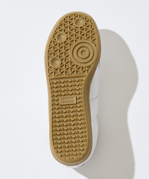 MEN'S MELROSE(メンズメルローズ)の「GERMAN TRAINER / ジャーマントレーナー | レザースニーカー(スニーカー・メンズ・ブラック/ホワイト/シルバー・37/40/36/41/42)」の9枚目の写真