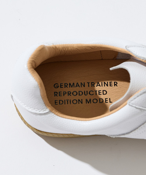 MEN'S MELROSE(メンズメルローズ)の「GERMAN TRAINER / ジャーマントレーナー | レザースニーカー(スニーカー・メンズ・ブラック/ホワイト/シルバー・37/40/36/41/42)」の10枚目の写真