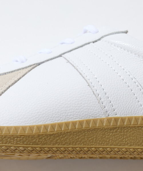 MEN'S MELROSE(メンズメルローズ)の「GERMAN TRAINER / ジャーマントレーナー | レザースニーカー(スニーカー・メンズ・ブラック/ホワイト/シルバー・37/40/36/41/42)」の4枚目の写真