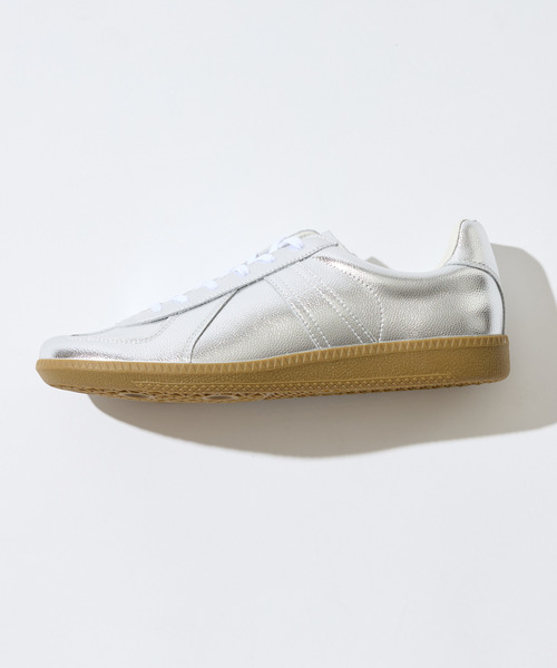 MEN'S MELROSE(メンズメルローズ)の「GERMAN TRAINER / ジャーマントレーナー | レザースニーカー(スニーカー・メンズ・ブラック/ホワイト/シルバー・37/40/36/41/42)」の18枚目の写真