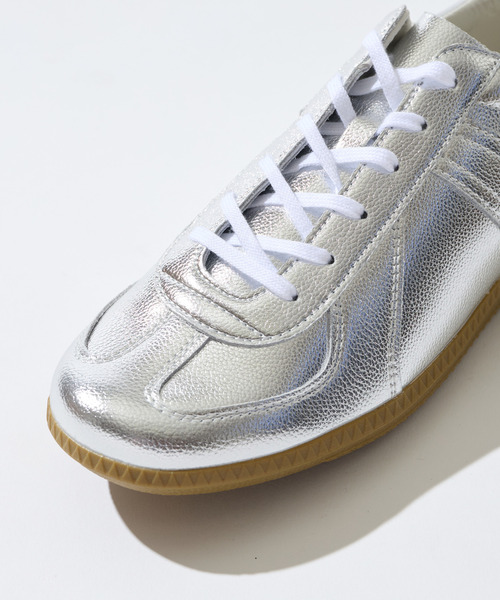 MEN'S MELROSE(メンズメルローズ)の「GERMAN TRAINER / ジャーマントレーナー | レザースニーカー(スニーカー・メンズ・ブラック/ホワイト/シルバー・37/40/36/41/42)」の19枚目の写真