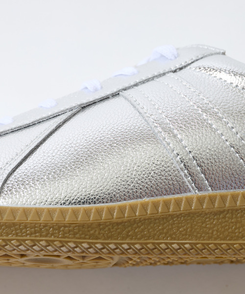 MEN'S MELROSE(メンズメルローズ)の「GERMAN TRAINER / ジャーマントレーナー | レザースニーカー(スニーカー・メンズ・ブラック/ホワイト/シルバー・37/40/36/41/42)」の20枚目の写真