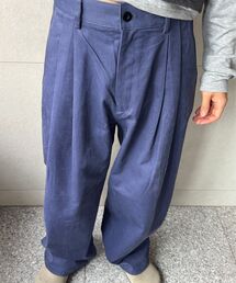 シグネチャー バミューダ ヴィンテージウォッシュ ピンタック ワーク チノパンツ