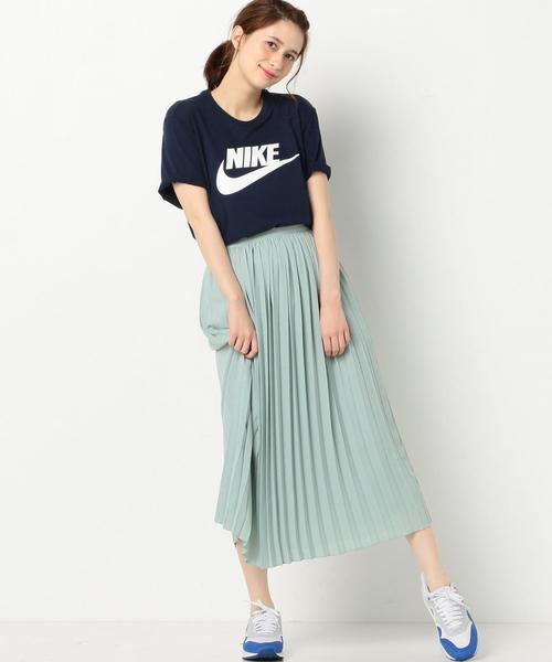NIKE(ナイキ)の「NIKE Futura Icon Tシャツ/NIKE FUTURA ICON T(Tシャツ/カットソー・レディース・ホワイト/ネイビー・フリー)」の13枚目の写真