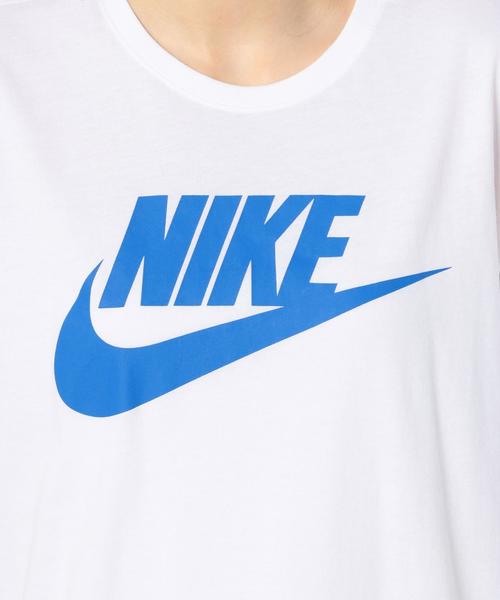 NIKE(ナイキ)の「NIKE Futura Icon Tシャツ/NIKE FUTURA ICON T(Tシャツ/カットソー・レディース・ホワイト/ネイビー・フリー)」の12枚目の写真