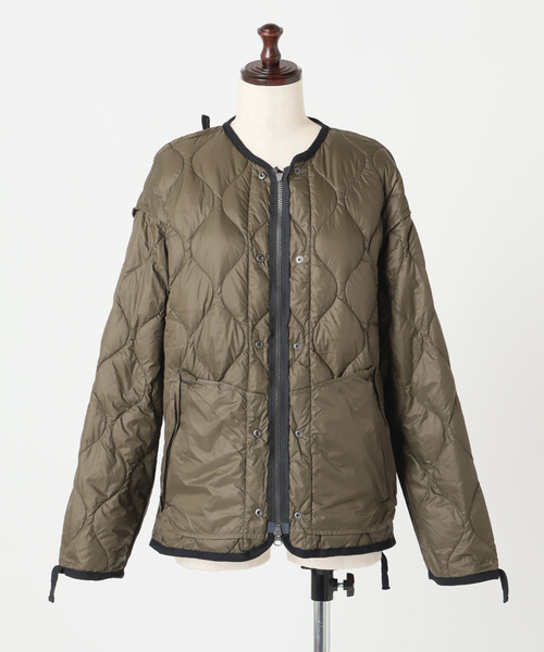 TAION(タイオン)の「TAION / タイオン MILITARY M65 LINER SHORT DOWN JKT(ダウンジャケット/コート・レディース・ブラック/ベージュ/サファリグリーン/その他・MEDIUM)」の21枚目の写真