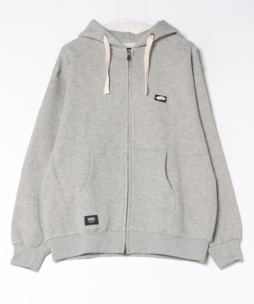 VANS(バンズ)の「VANS ヴァンズ U Full Zip Hooded Parka スウェットジップフーディ 126K7030601 ABC-MART限定 GRAY(スウェット・メンズ・グレー・MEDIUM/LARGE/X-LARGE/SMALL)」の1枚目の写真