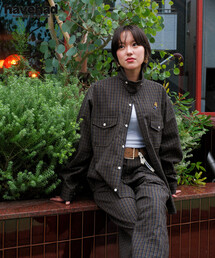 havehad × FREAK'S STORE/ハブヘッド レギュラーカラー フランネル シャツ ジャケット