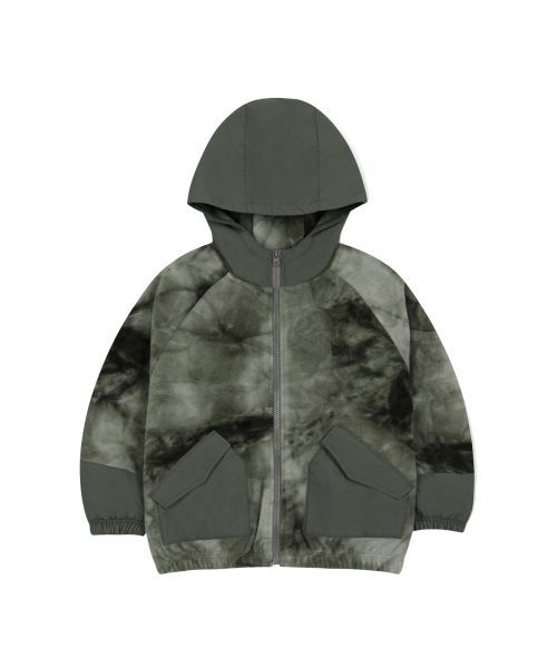 BROWNBREATH KIDS(ブラウンブレスキッズ)の「KIDS WOVEN MIX FLEECE HOOD ZIP UP - MINT(パーカー・レディース・その他・110/120/130/140/150)」の2枚目の写真