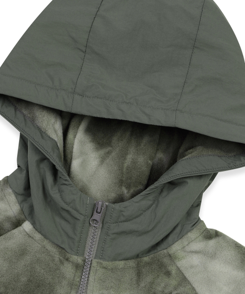 BROWNBREATH KIDS(ブラウンブレスキッズ)の「KIDS WOVEN MIX FLEECE HOOD ZIP UP - MINT(パーカー・レディース・その他・110/120/130/140/150)」の4枚目の写真