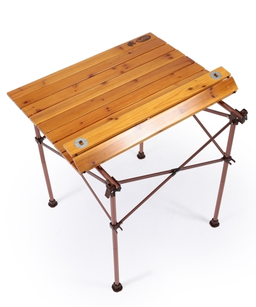 COLEMAN コールマン BEAMS ビームス ウッドロールテーブル Coleman(コールマン)×BEAMS(ビームス)のビビットカラーの