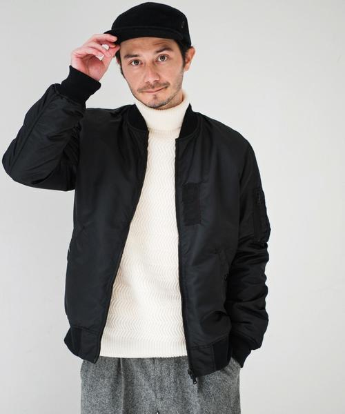 ※ALPHA（アルファ）の「【WEB限定】[アルファ]BC★★ ALPHA SKA/MA-1 リバーシブルブルゾン（MA-1・メンズ・ブラック/ネイビー・SMALL/MEDIUM/LARGE）」の22枚目の写真