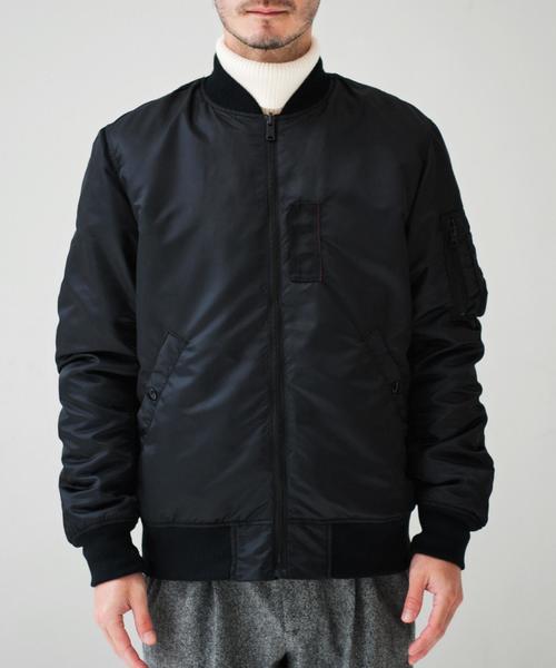 ※ALPHA（アルファ）の「【WEB限定】[アルファ]BC★★ ALPHA SKA/MA-1 リバーシブルブルゾン（MA-1・メンズ・ブラック/ネイビー・SMALL/MEDIUM/LARGE）」の15枚目の写真