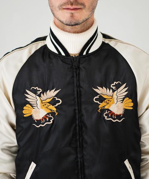 ※ALPHA（アルファ）の「【WEB限定】[アルファ]BC★★ ALPHA SKA/MA-1 リバーシブルブルゾン（MA-1・メンズ・ブラック/ネイビー・SMALL/MEDIUM/LARGE）」の13枚目の写真