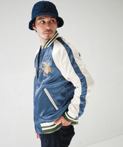 ※ALPHA（アルファ）の「【WEB限定】[アルファ]BC★★ ALPHA SKA/MA-1 リバーシブルブルゾン（MA-1・メンズ・ブラック/ネイビー・SMALL/MEDIUM/LARGE）」の6枚目の写真