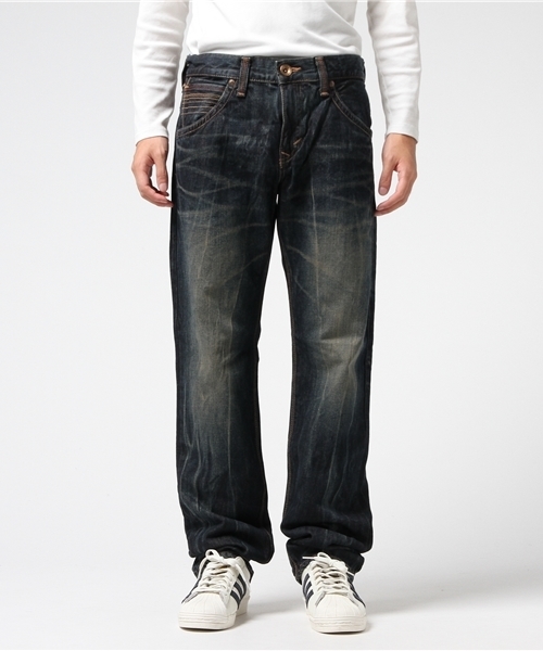 EDWIN(エドウィン)の「【EDWIN】403XVSレギュラーストレート アンティークウォッシュ(デニムパンツ・メンズ・インディゴブルー・34inch/32inch/36inch/28inch/26inch/30inch)」の4枚目の写真