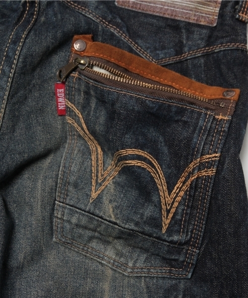 EDWIN(エドウィン)の「【EDWIN】403XVSレギュラーストレート アンティークウォッシュ(デニムパンツ・メンズ・インディゴブルー・34inch/32inch/36inch/28inch/26inch/30inch)」の13枚目の写真