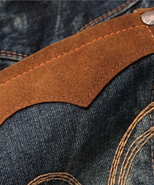 EDWIN(エドウィン)の「【EDWIN】403XVSレギュラーストレート アンティークウォッシュ(デニムパンツ・メンズ・インディゴブルー・34inch/32inch/36inch/28inch/26inch/30inch)」の7枚目の写真