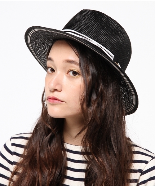STUDIOUS(ステュディオス)の「MARTINE HAT(ハット・レディース・ブラック・FREE)」の1枚目の写真