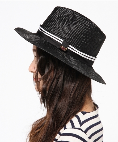 STUDIOUS(ステュディオス)の「MARTINE HAT(ハット・レディース・ブラック・FREE)」の3枚目の写真