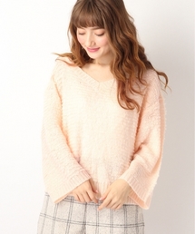 Heather | ループヤーン*ニットプルオーバー　　742289(ニット/セーター)