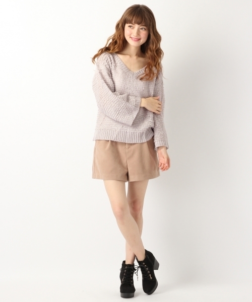 Heather（ヘザー）の「ループヤーンニットプルオーバー　　742289（ニット/セーター・レディース・ミント/ピンク系その他/パープル系その他・ONE SIZE）」の5枚目の写真