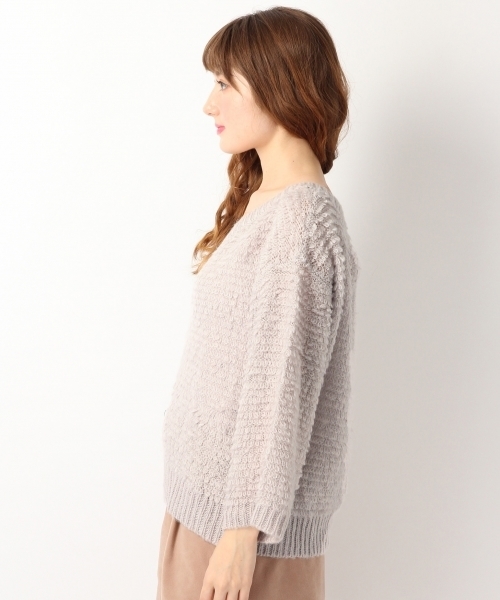 Heather（ヘザー）の「ループヤーンニットプルオーバー　　742289（ニット/セーター・レディース・ミント/ピンク系その他/パープル系その他・ONE SIZE）」の7枚目の写真