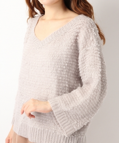 Heather（ヘザー）の「ループヤーンニットプルオーバー　　742289（ニット/セーター・レディース・ミント/ピンク系その他/パープル系その他・ONE SIZE）」の10枚目の写真