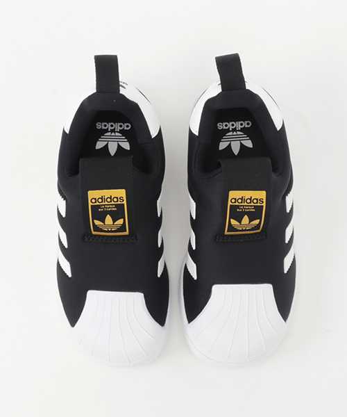 adidas(アディダス)の「adidas/アディダス SS 360 C/スーパースター 360 C(スリッポン・キッズ・ブラック×ホワイト・19.0cm/20.0cm/17.0cm/21.0cm/18.0cm)」の5枚目の写真