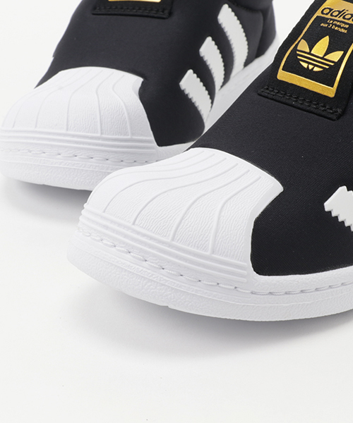 adidas(アディダス)の「adidas/アディダス SS 360 C/スーパースター 360 C(スリッポン・キッズ・ブラック×ホワイト・19.0cm/20.0cm/17.0cm/21.0cm/18.0cm)」の6枚目の写真