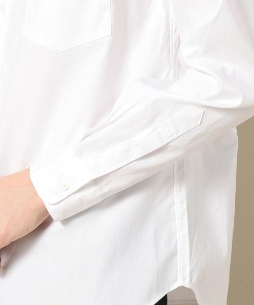 BEAUTY&YOUTH UNITED ARROWS（ビューティーアンドユースユナイテッドアローズ）の「BY ホワイト ピンオックス バンドカラー シャツ ◆（シャツ/ブラウス・メンズ・ホワイト・LARGE/X-SMALL/X-LARGE/MEDIUM/SMALL）」の7枚目の写真