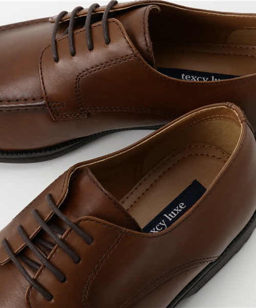 texcy luxe(テクシーリュクス)の「公式ショップ限定モデル!texcy luxe エントリーモデル | Uチップ(ドレスシューズ・メンズ・ブラウン/ブラック・24.5cm/26.5cm/27.0cm/25.5cm/25.0cm/26.0cm/28.0cm)」の4枚目の写真