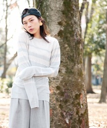 《hardcover》ハイゲージボーダーニット