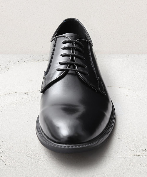 GUIONNET(ギオネ)の「GUIONNET PLANE TOE DERBY ギオネ スプリット レザー プレーントゥ ダービー 外羽根 ビジネス 革靴(ドレスシューズ・メンズ・モカ/ブラック/ブラウン系その他/ネイビー・25.0cm/26.5cm/24.5cm/25.5cm/27.0cm/26.0cm/24.0cm/30.0cm/29.0cm/28.0cm/27.5cm)」の8枚目の写真