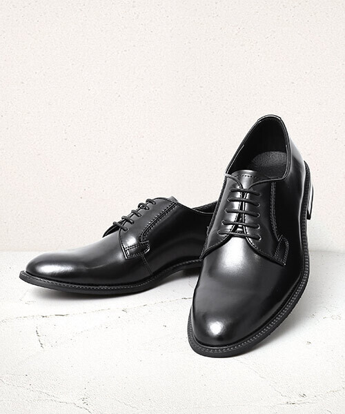 GUIONNET(ギオネ)の「GUIONNET PLANE TOE DERBY ギオネ スプリット レザー プレーントゥ ダービー 外羽根 ビジネス 革靴(ドレスシューズ・メンズ・モカ/ブラック/ブラウン系その他/ネイビー・25.0cm/26.5cm/24.5cm/25.5cm/27.0cm/26.0cm/24.0cm/30.0cm/29.0cm/28.0cm/27.5cm)」の15枚目の写真