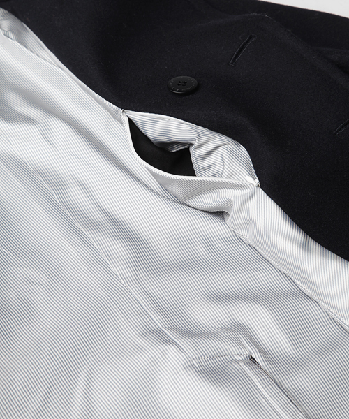 UNITED ARROWS ブラック ピーコート UNITED ARROWS / ユナイテッドアローズ ピーコート/Pコート
